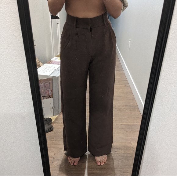 A&F tailored wide leg pants - Picture 9 of 11